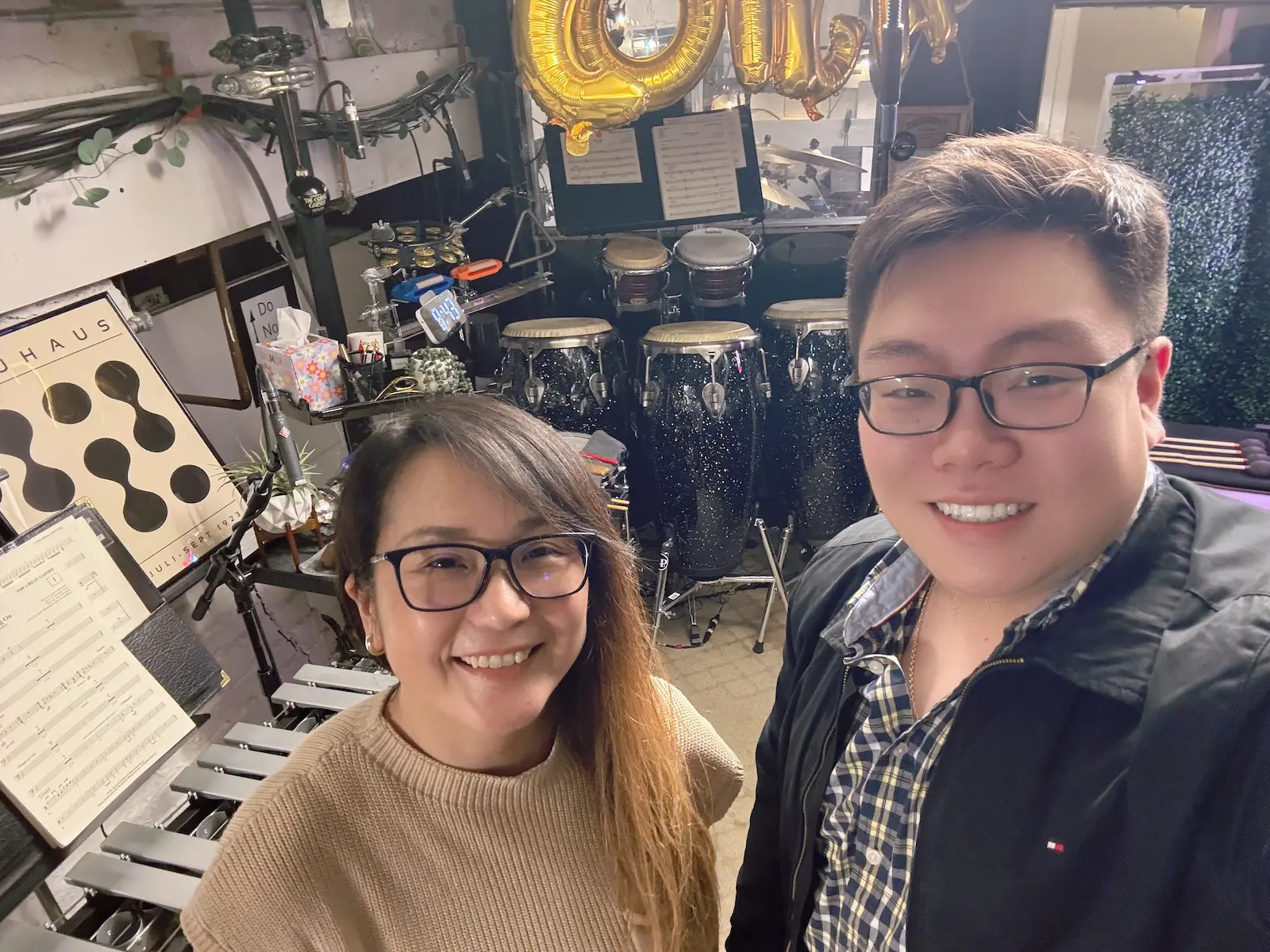 Jacky Y. Xu with Yuri Yamashita at the Broadway Theatre