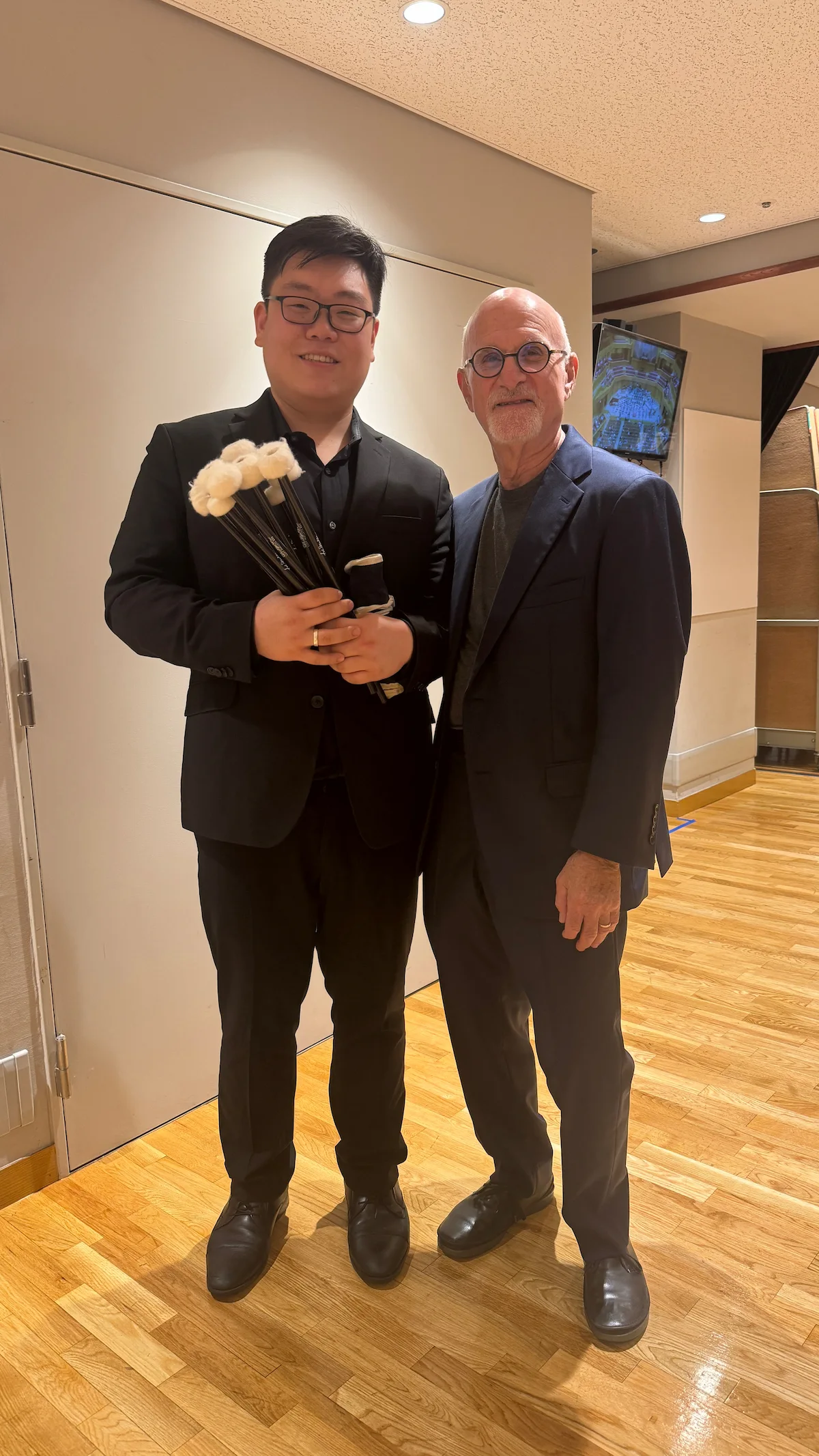 Jacky Y. Xu with Robert Sirota in Nagoya
